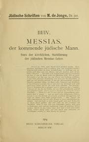 Tapa de Messias, der kommende jüdische Mann