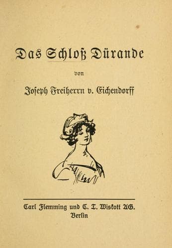Tapa de Das Schloß Dürande