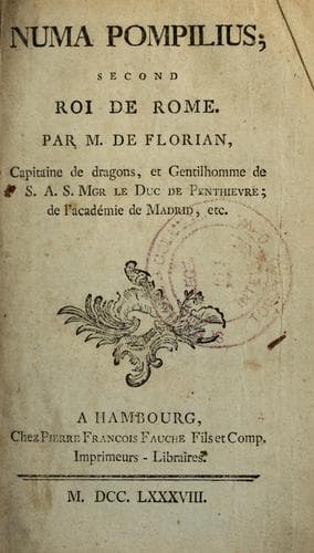 Tapa de Numa Pompilius