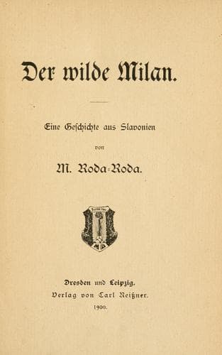 Tapa de Der wilde Milan