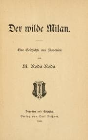 Tapa de Der wilde Milan