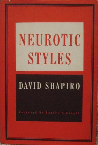 Tapa de Neurotic styles.