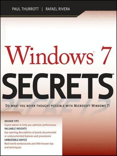 Tapa de Windows 7 Secrets