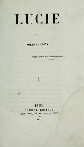 Tapa de Lucie