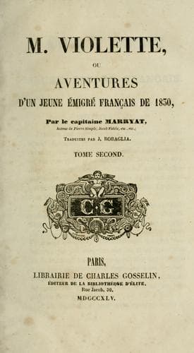 Tapa de M. Violette