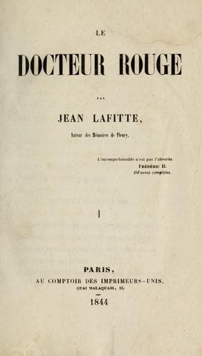 Tapa de Le docteur rouge