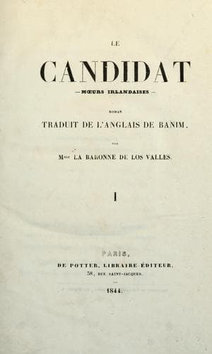 Tapa de Le candidat