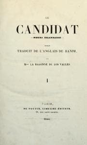 Tapa de Le candidat