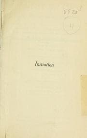 Tapa de Initiation