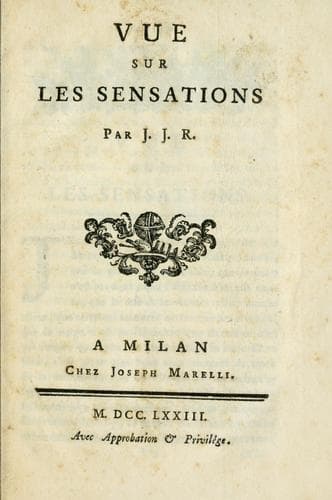 Tapa de Vue sur les sensations