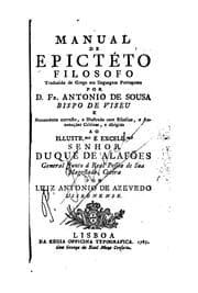 Tapa de Manual de Epictéto filosofo