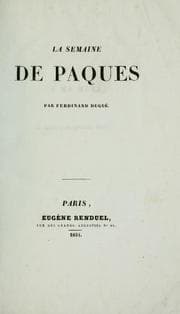 Tapa de La semaine de pâques