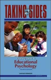 Tapa de Taking Sides: Clashing Views in Educational Psychology (Taking Sides : Clashing Views on Controversial Issues in Educationl Psychology)