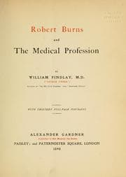 Tapa de Robert Burns and the medical profession