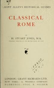 Tapa de Classical Rome