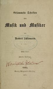 Tapa de Gesammelte Schriften über Musik und Musiker