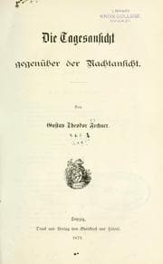 Tapa de Die Tagesansicht gegenüber der Nachtansicht