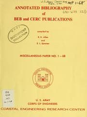 Tapa de Annotated bibliography of BEB and CERC publications