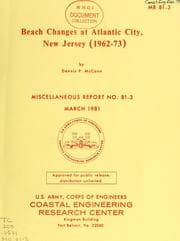 Tapa de Beach changes at Atlantic City, New Jersey (1962-73)