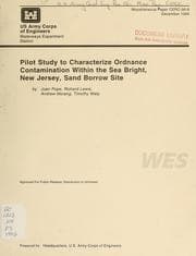 Tapa de Pilot study to characterize ordnance contamination within the Sea Bright, New Jersey, Sand Borrow Site