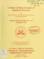 Tapa de A primer of basic concepts of lakeshore processes