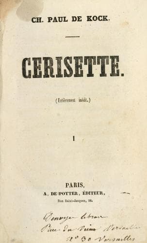 Tapa de Cerisette