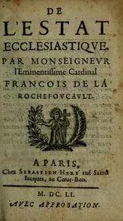 Tapa de De l'estat ecclesiastiqve