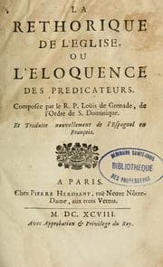 Tapa de La réthorique de l'église