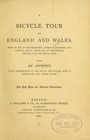 Tapa de A bicycle tour in England and Wales