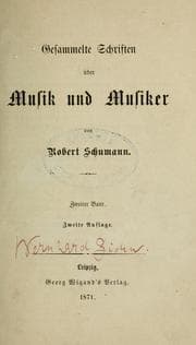 Tapa de Gesammelte Schriften über Musik und Musiker