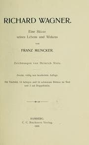 Tapa de Richard Wagner