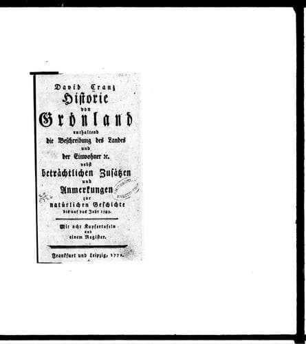 Tapa de Historie von Grönland