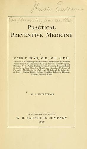 Tapa de Practical preventive medicine