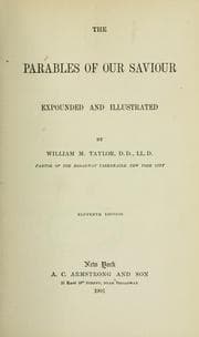 Tapa de The parables of our Saviour, expounded and illustrated