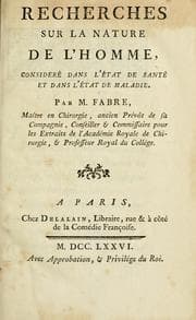 Tapa de Recherches sur la nature de l'homme