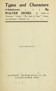 Tapa de Types and characters