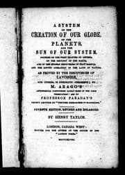 Tapa de A system of the creation of our globe, of the planets, and the sun of our system