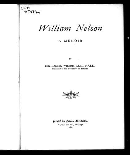 Tapa de William Nelson