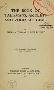 Tapa de The book of talismans, amulets and zodiacal gems