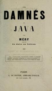Tapa de Les damnés de Java