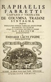 Tapa de De colvmna Traiani syntagma