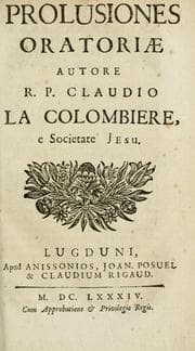 Tapa de Prolusiones oratoriae