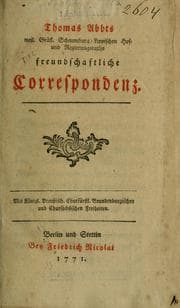 Tapa de Freundschaftliche Correspondenz