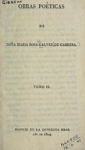 Tapa de Obras poéticas