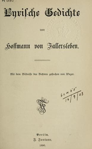 Tapa de Gesammelte Werke