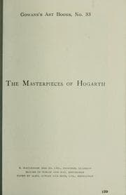 Tapa de The masterpieces of Hogarth, 1697-1764