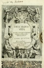 Tapa de Dell'elixir vitæ