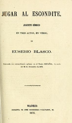 Tapa de Jugar al escondite