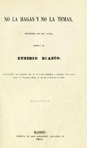 Tapa de No la hagas y no la temas