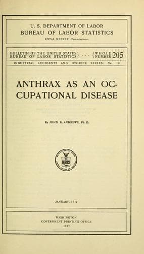Tapa de Anthrax as an occupational disease